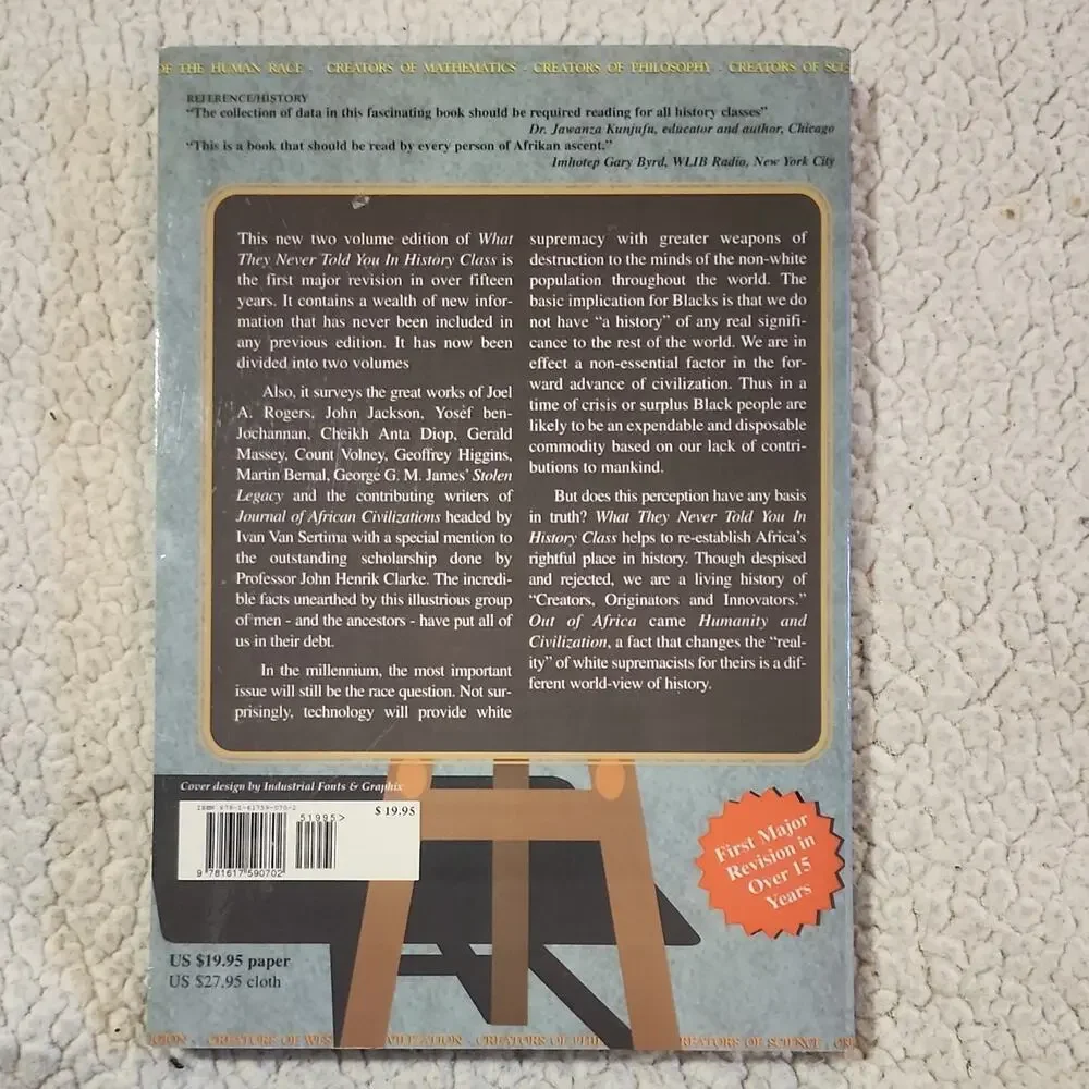 What They Never Told You in History Class Vol 1 by Indus Khamit Kush (2014) TPB